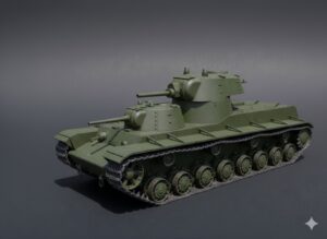 Сборная модель в масштабе